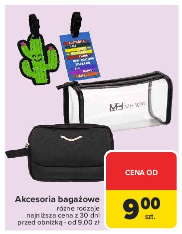 Kosmetyczka Mh way promocja w Carrefour Market