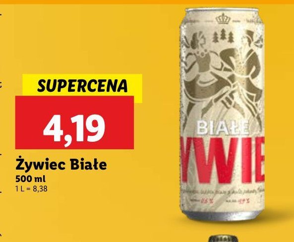 Piwo Żywiec białe promocja w ABC