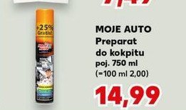 Preparat do kokpitu Moje auto promocja