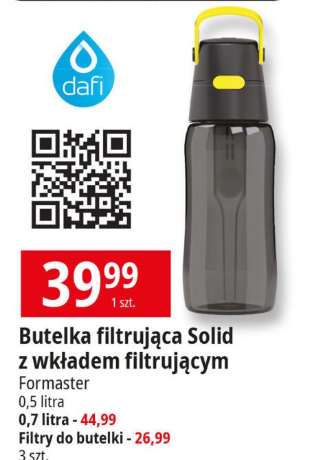 Butelka solid 0.7 l Dafi promocja w Leclerc