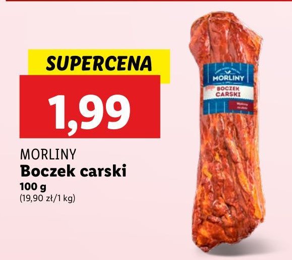 Boczek carski Morliny promocja