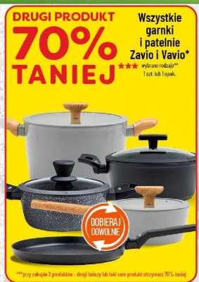Garnki i patelnie Zavio i Vavio - wybrane rodzaje promocja w POLOmarket