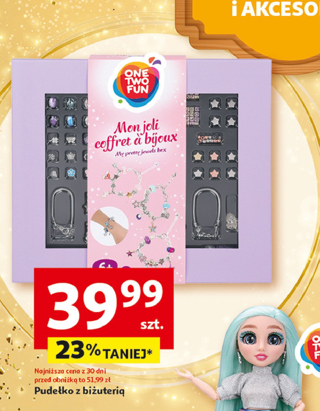 Pudełko z biżuteria One two fun promocja