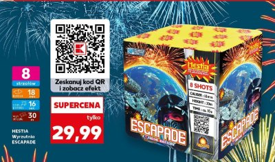 Wyrzutnia ESCAPADE promocja w Kaufland