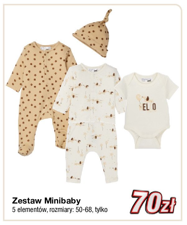 Zestaw minibaby rozm. 50-68 promocja