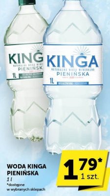 Woda Kinga Pienińska promocja w Euro Sklep