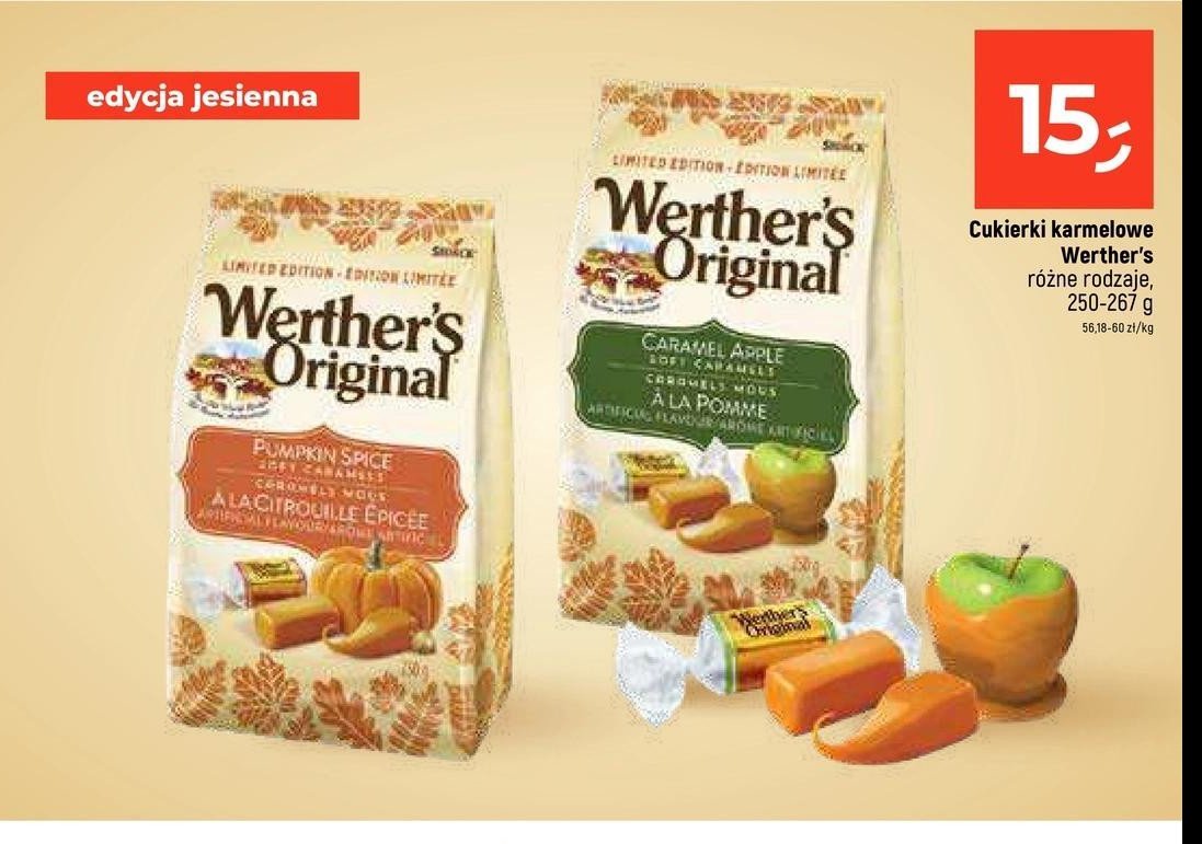 Cukierki caramel apple Werther's original promocja w Dealz