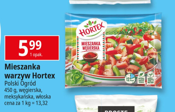 Mieszanka węgierska Hortex promocja w Leclerc