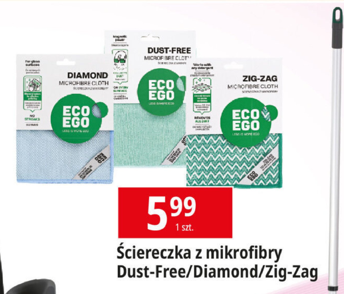 Ścierka eco ego diamond York promocja w Leclerc