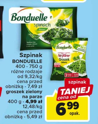 Szpinak siekany ze 艣mietan膮 Bonduelle promocja