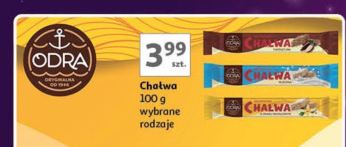 Chałwa mleczna Odra promocja w Auchan