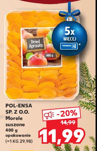 Morele suszone Pol-ensa promocja