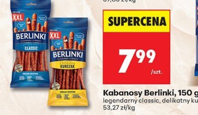 Kabanosy legendarny classic 150 g promocja w Biedronka