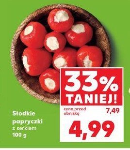 Papryczki s艂odkie z serem promocja