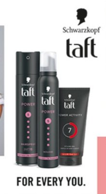 Lakier, pianka, żel lub wosk do stylizacji włosów Taft promocja w Auchan