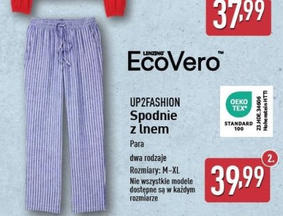 Spodnie z lnem m-xl Up2fashion promocja