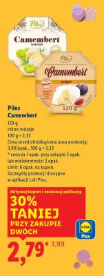 Ser Camembert różne rodzaje promocja w Lidl