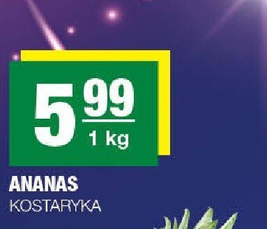Ananas Kostaryka promocja w SPAR