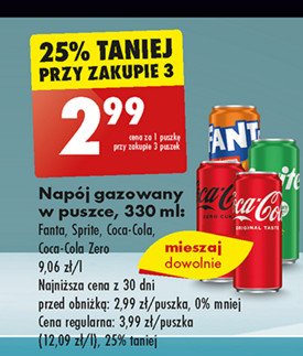 Napój pomarańczowy Fanta promocja w Biedronka