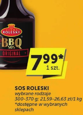 Sos ROLESKI wybrane rodzaje promocja w Groszek