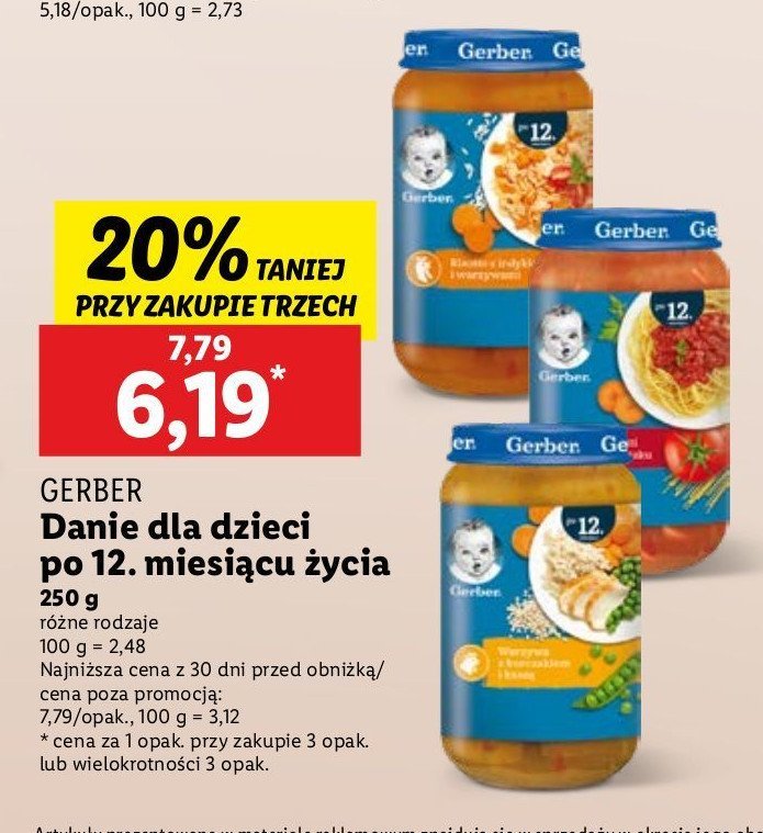 Obiadek risotto z indykiem i warzywami Gerber junior promocja