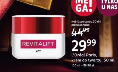 Krem do twarzy L'Oréal Paris Revitalift Day, 50 ml promocja w Rossmann