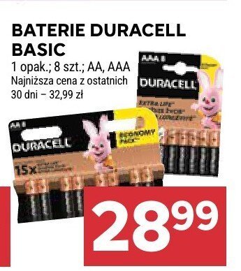 BATERIE DURACELL BASIC promocja w Stokrotka