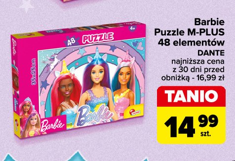 Puzzle barbie 48 el. Dante promocja w Carrefour