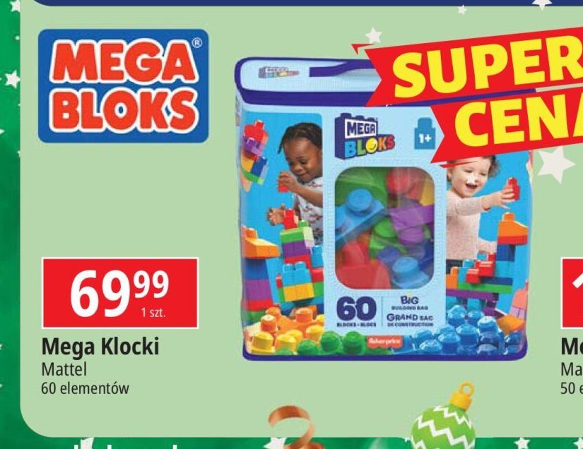 Klocki mega bloks 60 el. promocja w Leclerc