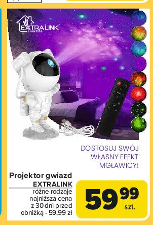 Projektor gwiazd i mg艂awic Extralink promocja