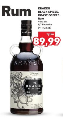 Rum Black Spiced, Roast Coffee promocja w Kaufland