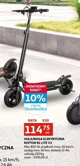 Hulajnoga elektryczna ruptor r1 promocja