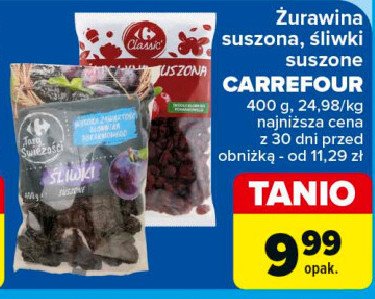 Żurawina Carrefour promocja