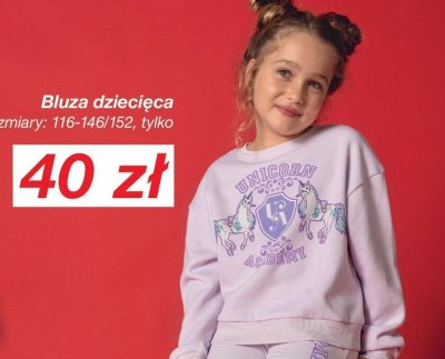 Bluza dziecięca Unicorn Academy promocja w KiK