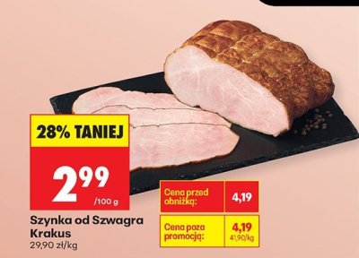 Szynka od Szwagra Krakus promocja w Biedronka