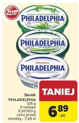 Serek PHILADELPHIA promocja w Carrefour