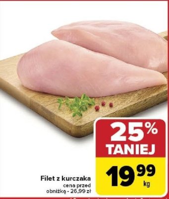 Filet z kurczaka promocja w Carrefour Market