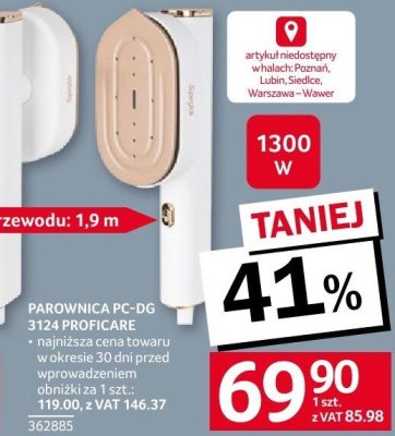 Parownica Tefal PC-DG 3124 Proficare promocja w Selgros