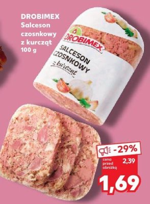 Salceson czosnkowy z kurcząt promocja w Kaufland