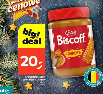 Krem ciasteczkowy Lotus Biscoff Crunchy promocja w Dealz