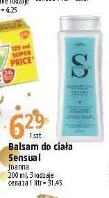 Balsam do cia艂a kozie mleko Joanna sensual promocja