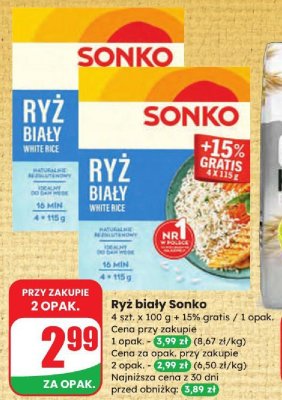 Ryż biały  promocja w Dino