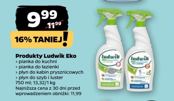 Pianka ekologiczna do czyszczenia łazienki Ludwik promocja