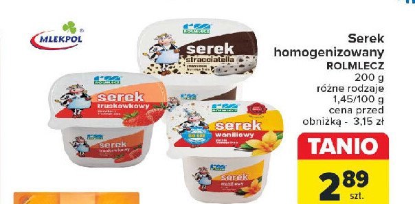 Serek straciatella Rolmlecz promocja