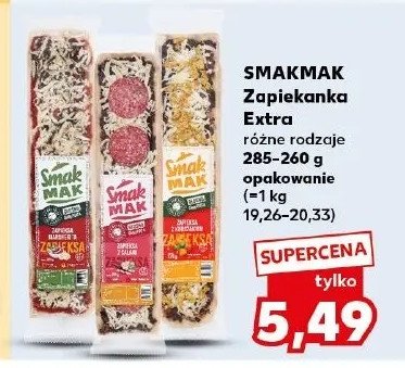 Zapiekanka z pieczarkami i szynką Smak mak promocja w Kaufland