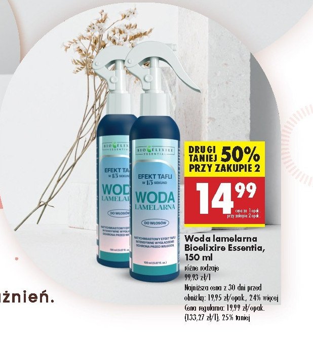 Woda lameralna essentia Bioelixire promocja