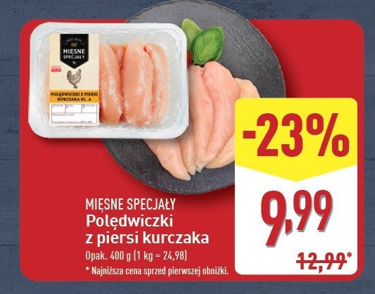 Polędwiczki z kurczaka Mięsne specjały zawsze świeże (aldi) promocja w Aldi