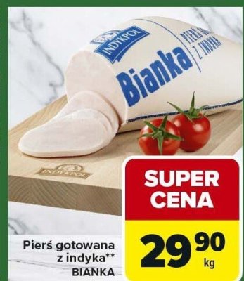 Pierś gotowana z indyka BIANKA promocja w Carrefour Express