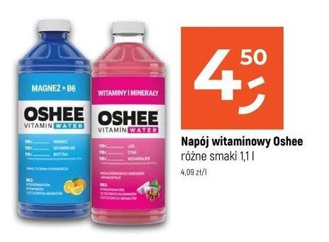 Napój magnez+b6 Oshee vitamin water promocja w Dealz