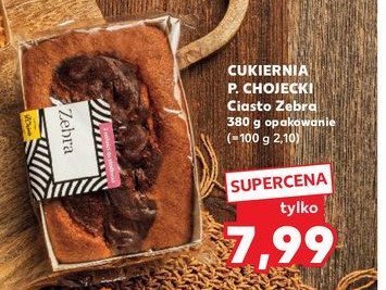 Ciasto zebra Chojecki promocja